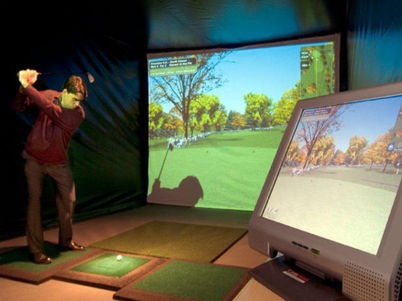데니아 메리어트 라 세야 골프 리조트 앤 스파 시설 사진 Golf Simulator